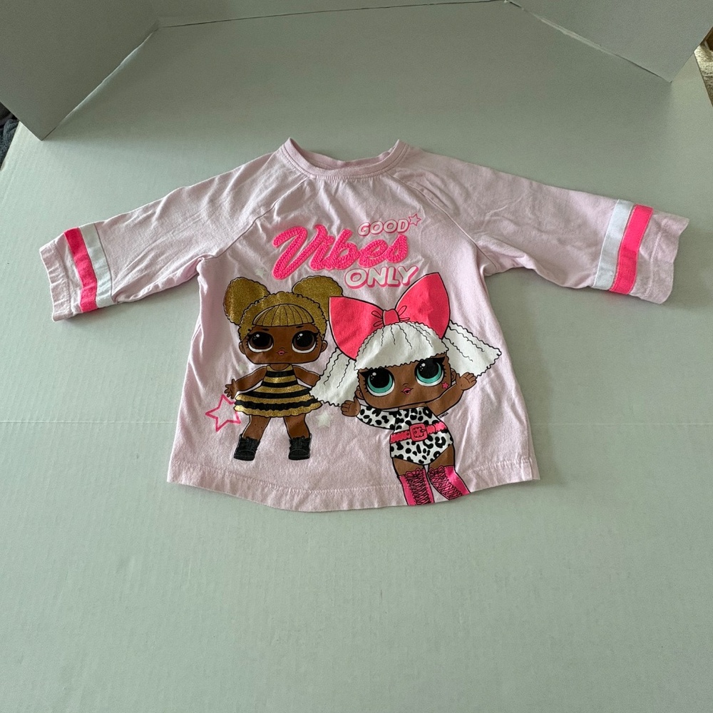 LOL Surprise _ Primark - Light Pink‎ Graphics T-Shirt - 6/7 Years.